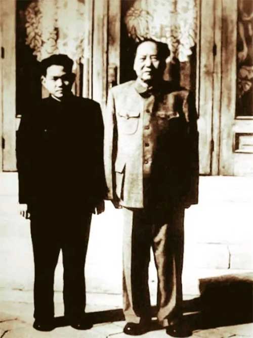 主席和李銀橋 主席和李銀橋