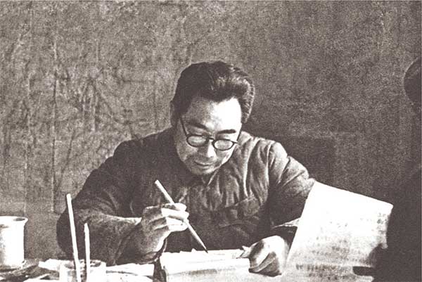 周恩來在西柏坡